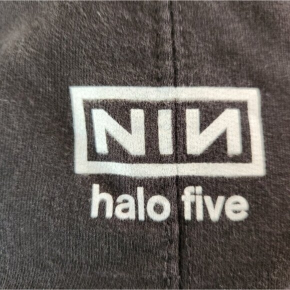 Nine Inch Nails Unisex Broken Midweight Zip-Up Hoodie Sweatshirt Black Small - Picture 9 of 9